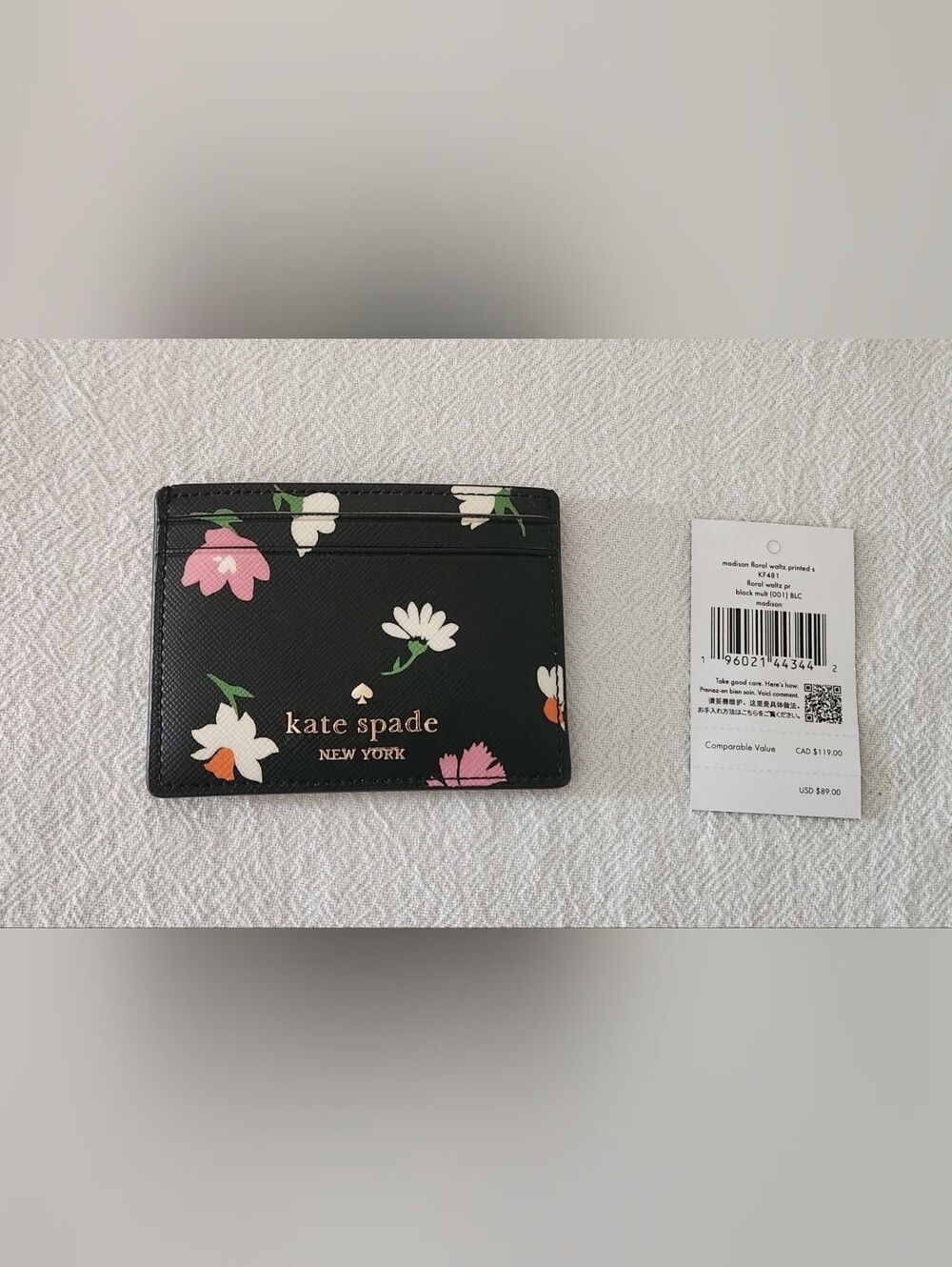 NWT Kate Spade Madison Card Holder